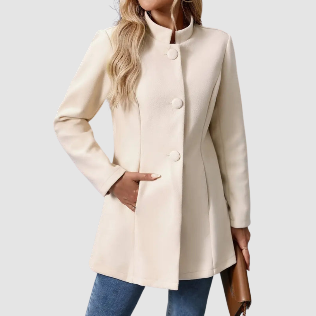 Vera | Giacca Elegante con Collo alla Coreana