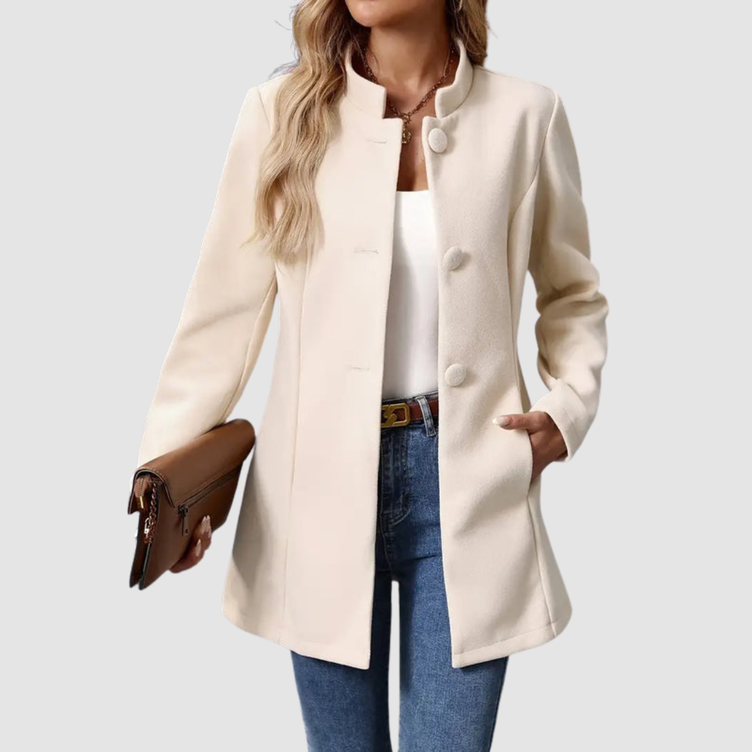 Vera | Giacca Elegante con Collo alla Coreana