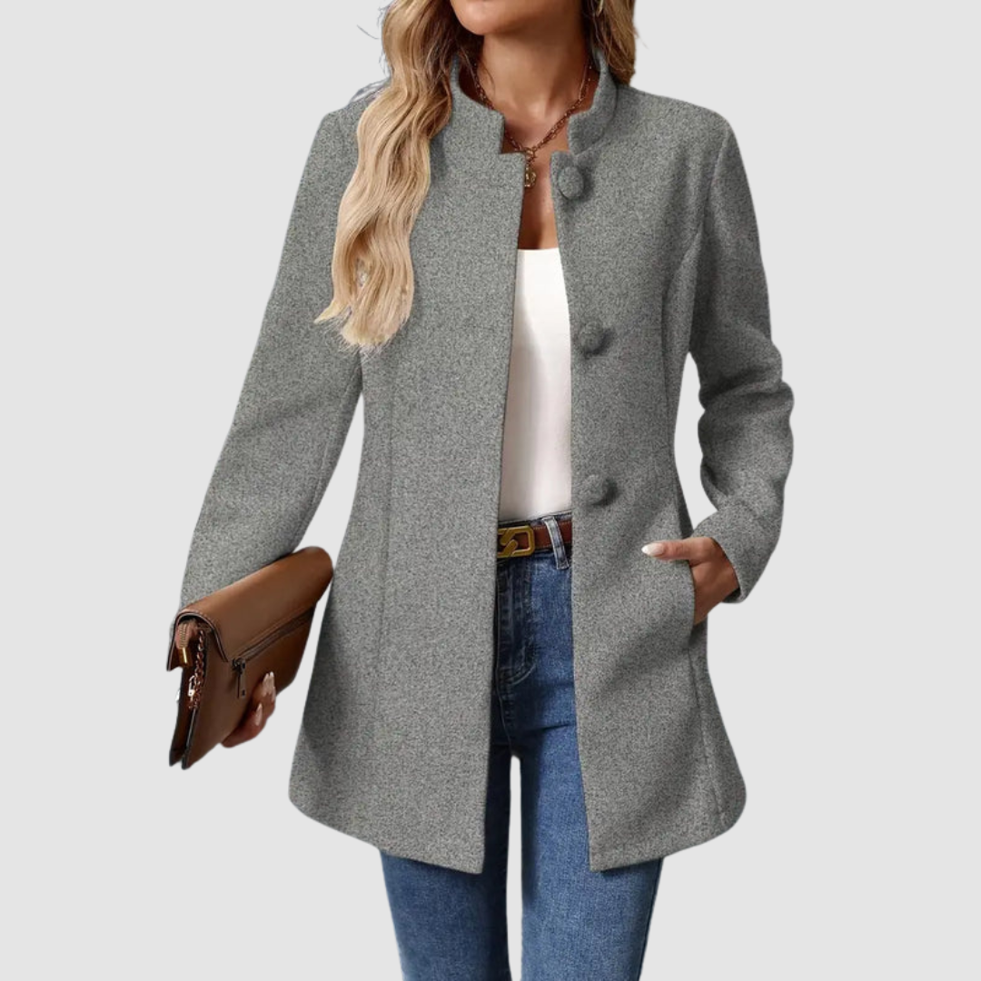 Vera | Giacca Elegante con Collo alla Coreana