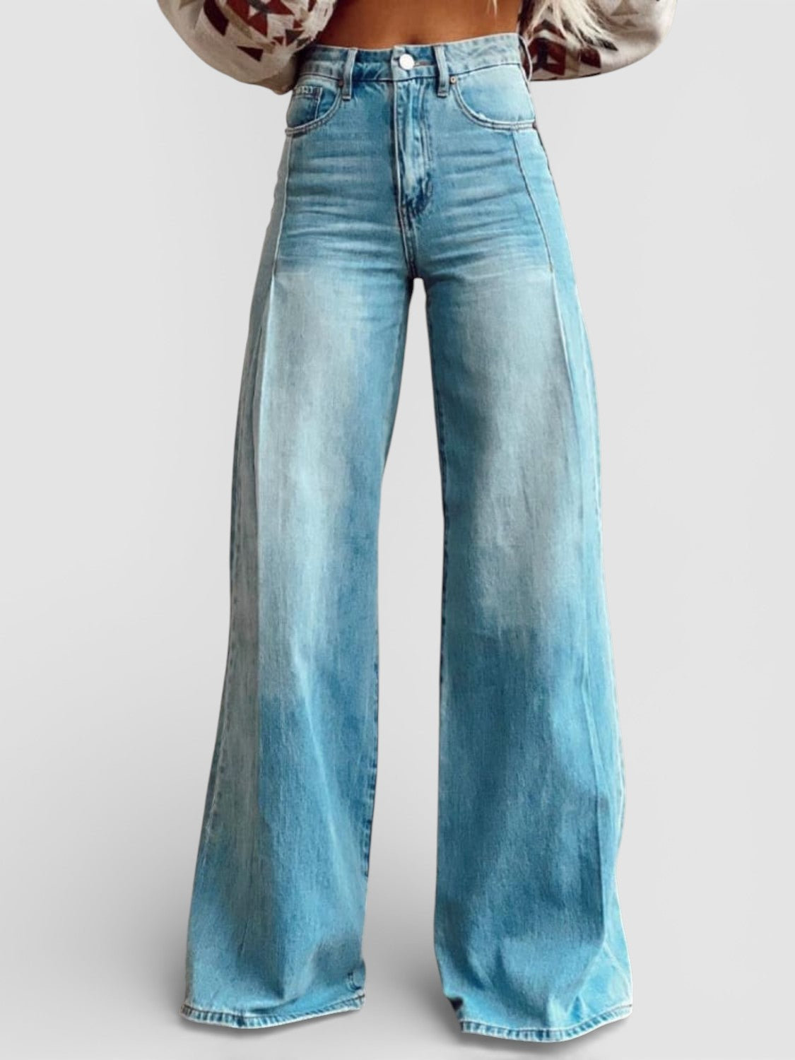 Lucia | Pantaloni Eleganti a Gamba Larga