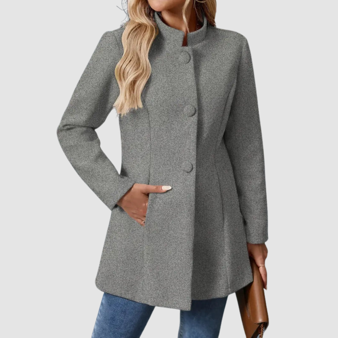 Vera | Giacca Elegante con Collo alla Coreana
