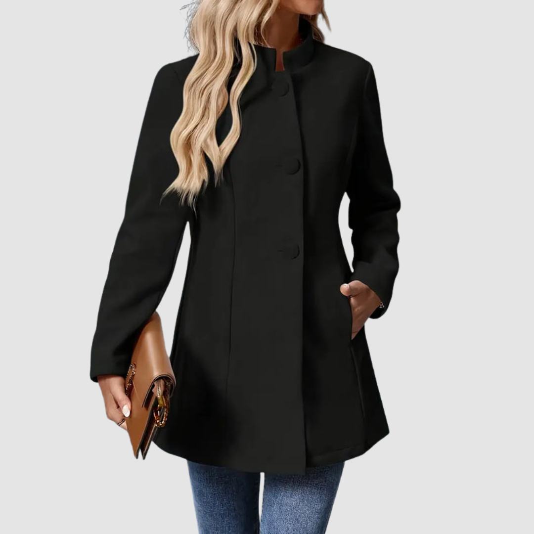 Vera | Giacca Elegante con Collo alla Coreana