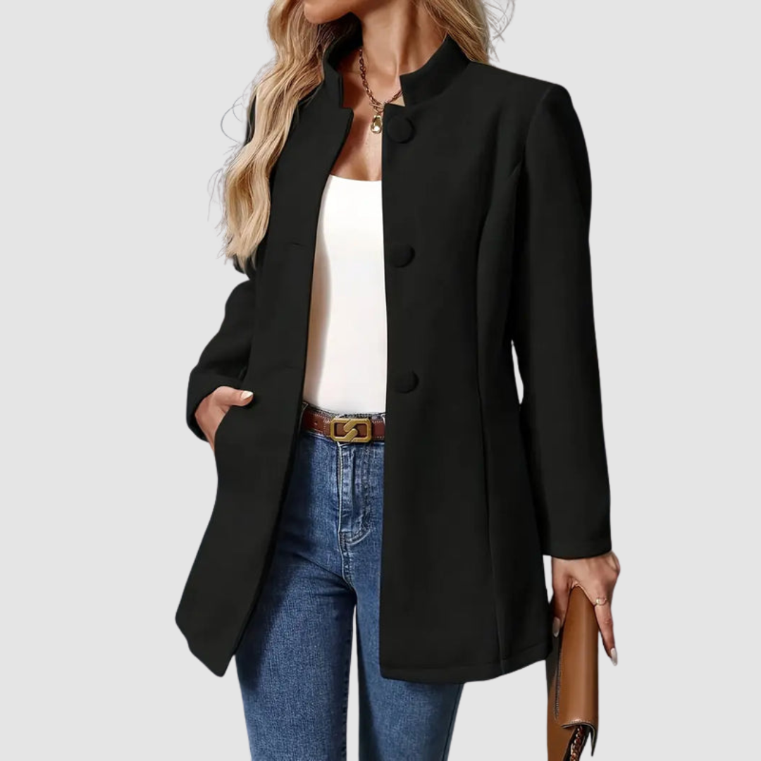 Vera | Giacca Elegante con Collo alla Coreana