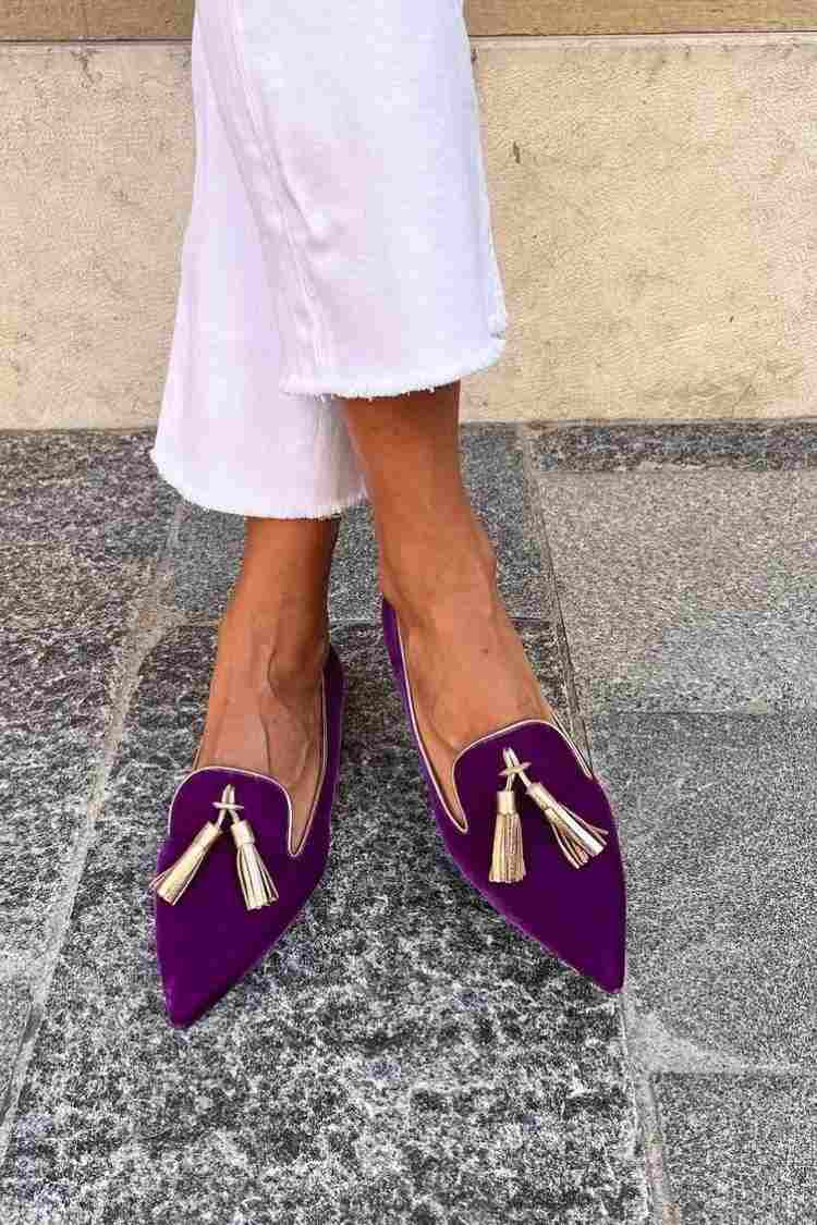 Amalia | Mocassino con Nappine