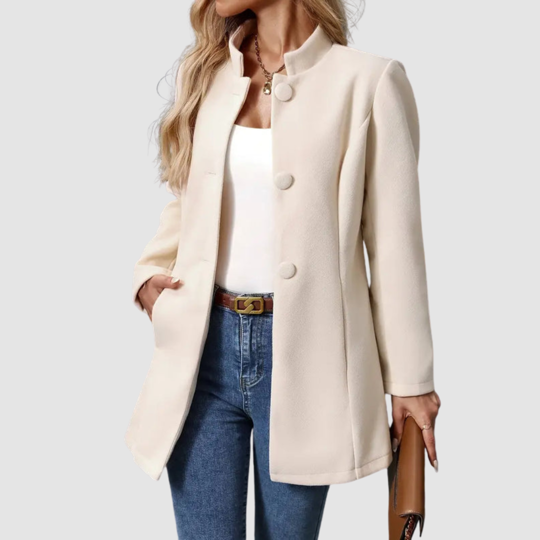 Vera | Giacca Elegante con Collo alla Coreana