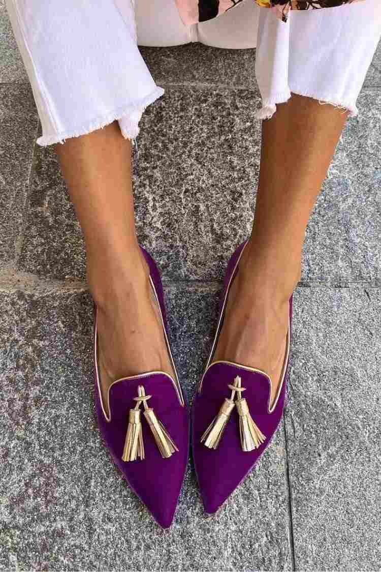 Amalia | Mocassino con Nappine