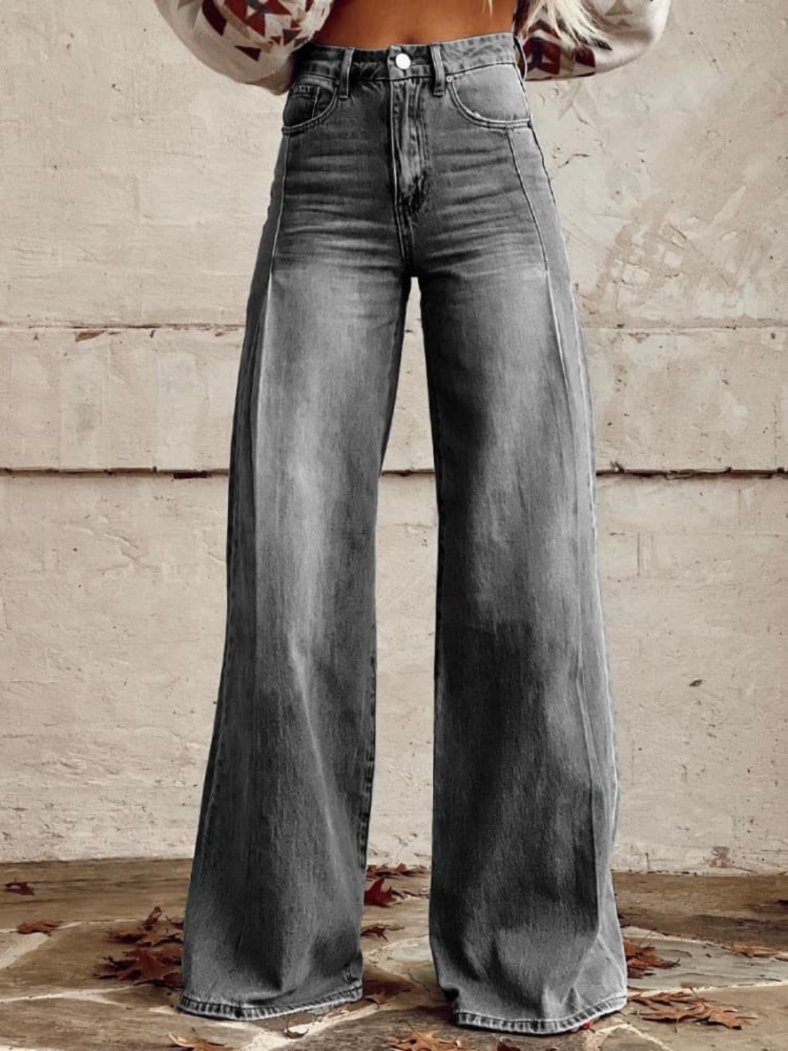 Lucia | Pantaloni Eleganti a Gamba Larga