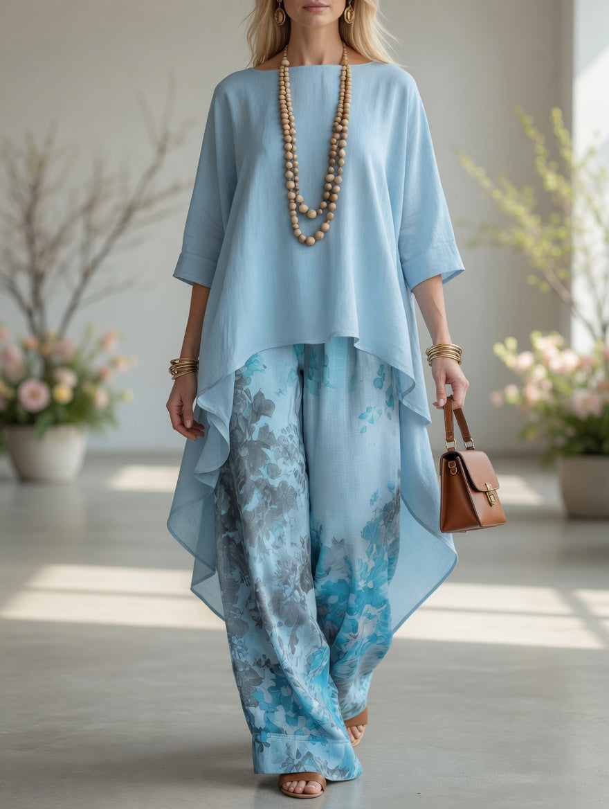 Ilaria | Completo Vintage Stampa Botanica
