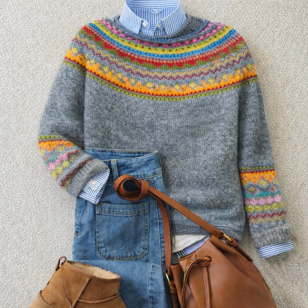 Emily | Maglione Nordico in Maglia