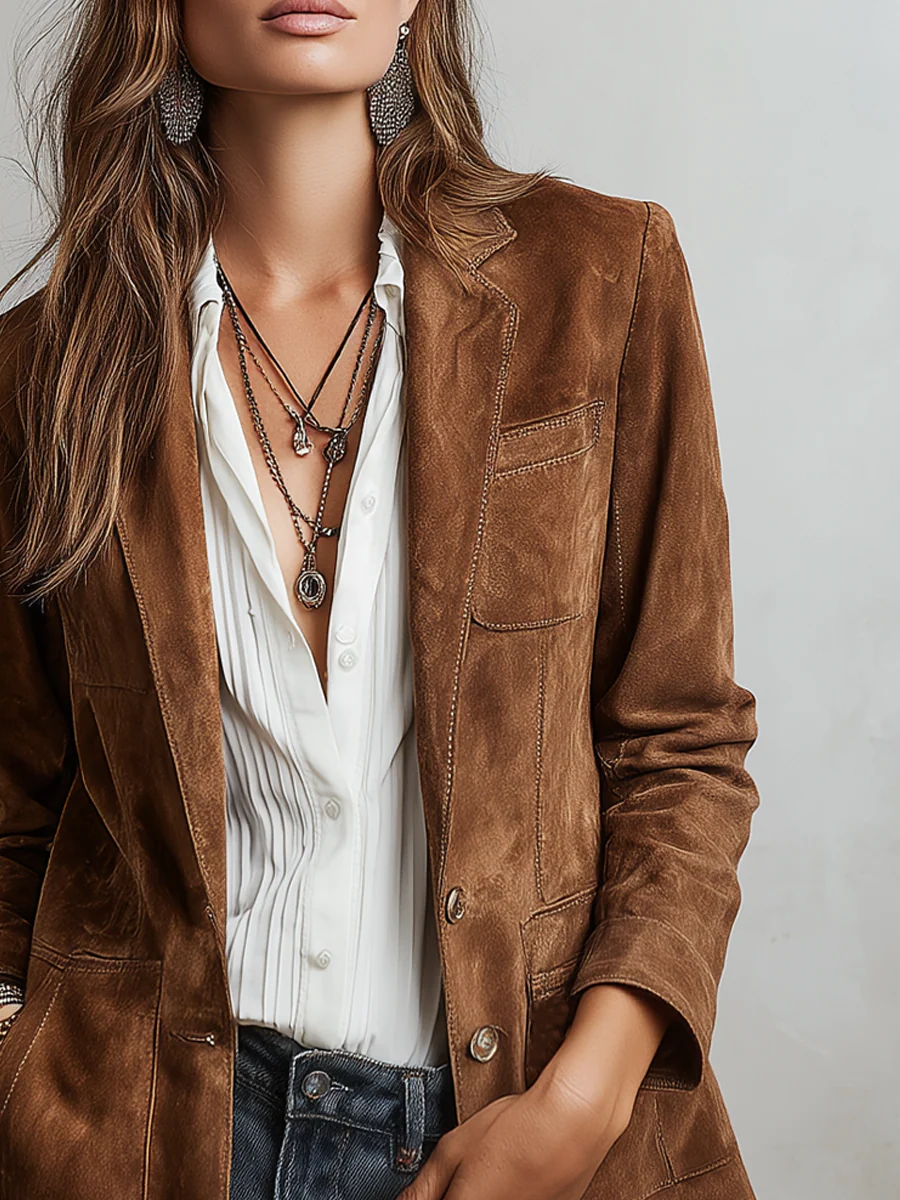 Imogen | Blazer Vintage Marrone
