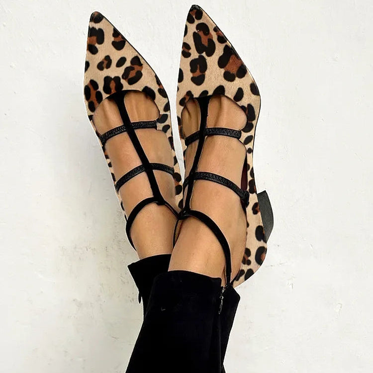 Franca | Scarpa con Tacco e Cinturino Leopardato
