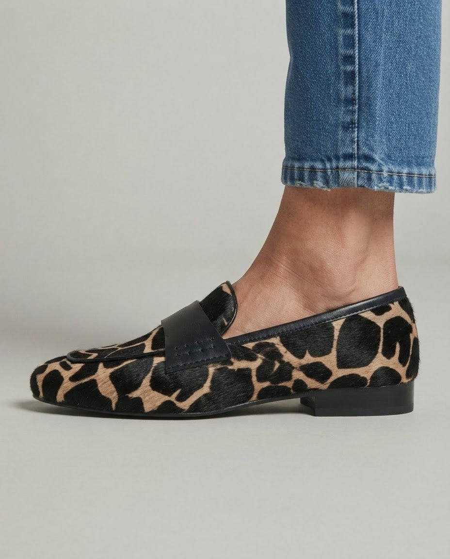 Delia | Mocassino Giraffa Albicocca