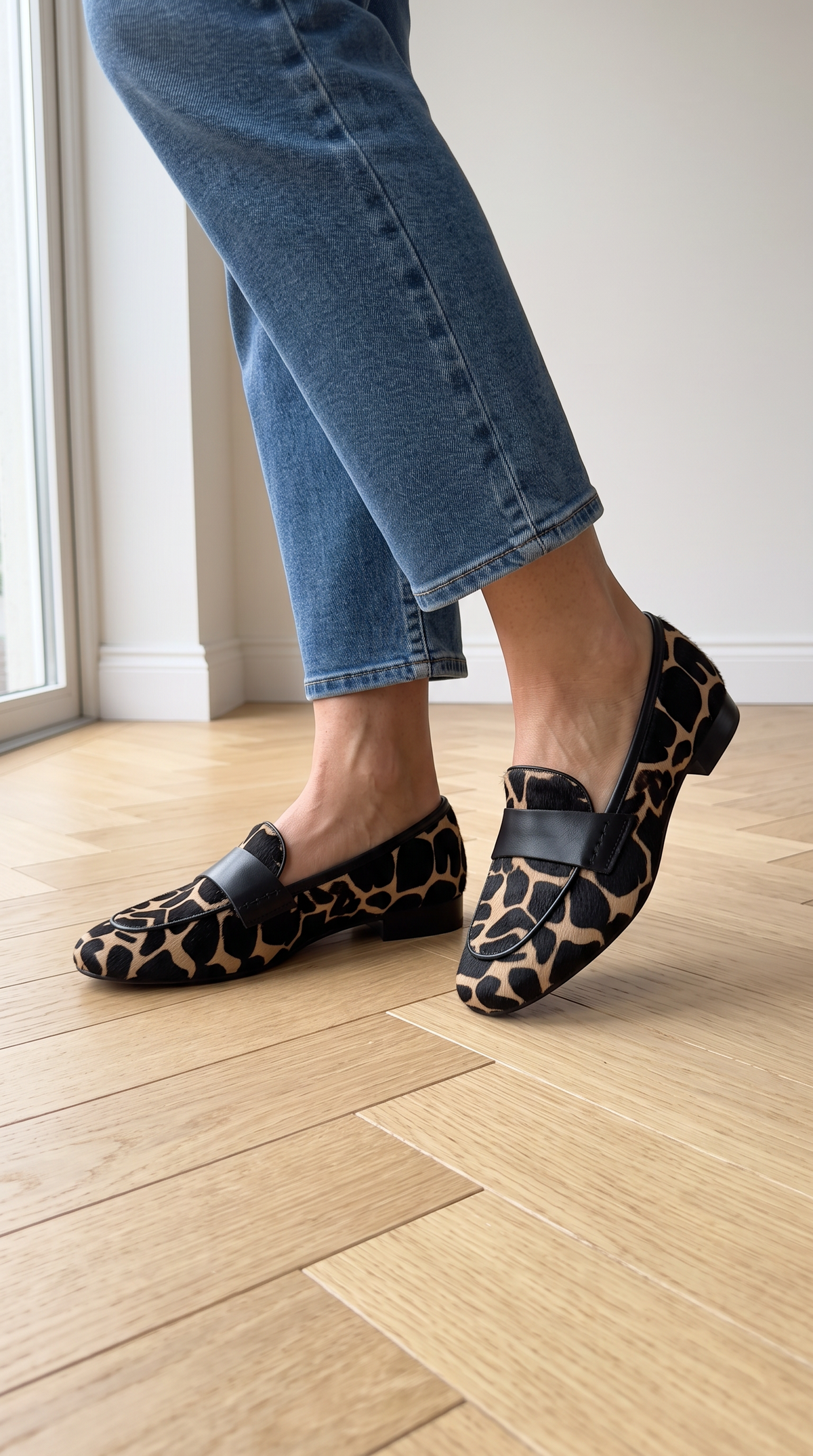 Delia | Mocassino Giraffa Albicocca